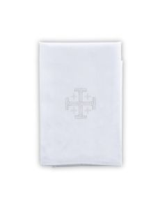 100% Linen Jerusalem Cross Purificator - 4/pk