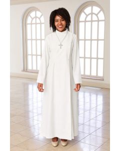 Women's Pleated Clergy Robe 