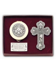 COMMUNION CROSS/KEEPSAKE BOX