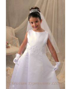 Crystal Bunwrap Crown First Communion Tiara