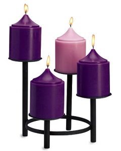 Advent Church Set Votive Candles