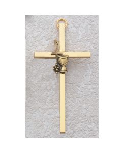 BRASS COMMUNION CROSS