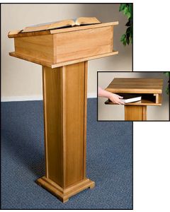 Church Lectern with Shelf