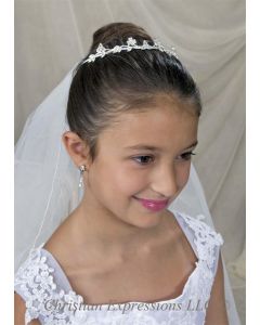 First Communion Irish Shamrock Tiara