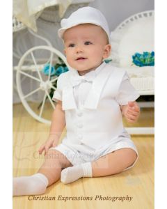 Anthony Christening Romper