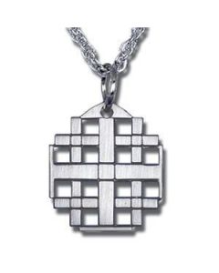 Jerusalem Cross Church Pendant