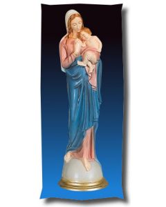 Madonna and Child Outdoor Statue Full Color