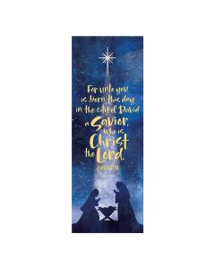 A Savior is Born Church Banner