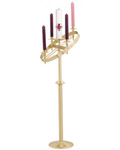 Adjustable Floor Advent Wreath for Church 