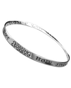 Amazing Grace Christian Bangle Bracelet