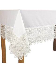 Budded Cross Lace Church Altar Cloth