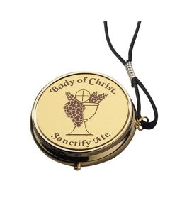 Chalice: Body of Christ, Sanctify Me Communion Pyx