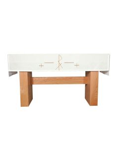 Pax Symbol Cross Communion Table Cover