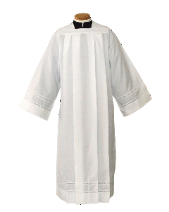 Clergy Alb with Lace Bands