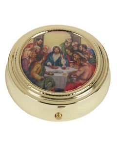 Communion Chalice Host Pyx with Epoxy Lid 3/pk