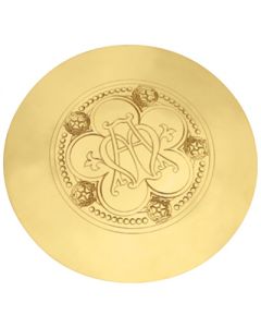 Communion Scale Paten with Ave Maria Emblem