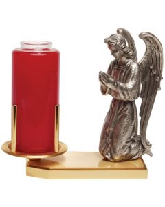 Devotional Candle Holder with Praying Angel