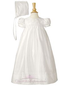 Elegant Silk Christening gown Style Jillian