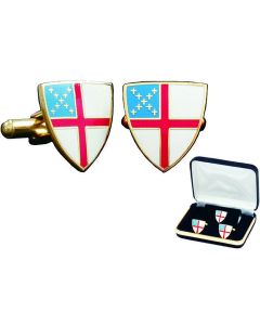 Episcopal Shield Church Cufflinks Gift Set