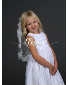 First Communion Lace Veil-3 Sizes Available