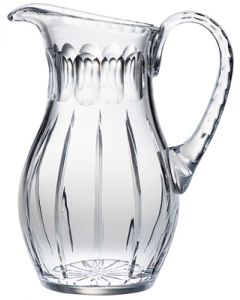  Etched Glass Communion Wine Flagon 