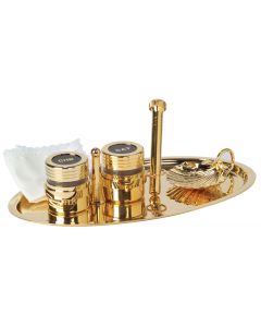 Gold Plated Baptismal Set