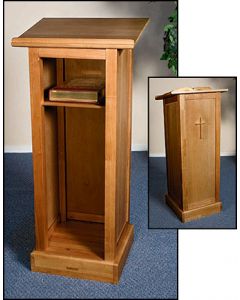 Full Church Lectern with Shelf