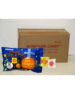 Harvest Pops and Cards Scripture Candy Case