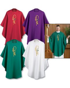 Eucharistic Chasuble Set of 4 Asst Colors