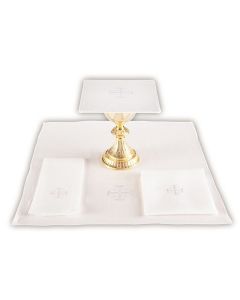 Jerusalem Cross Altar Linen Set - 100% Linen