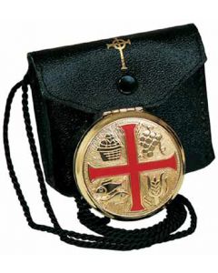 Hospital Communion Pyx and Burse 25 Cap