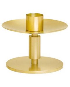 Church Altar Candlestick Brass Satin