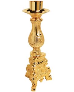 Ornate Church Altar Candlestick 8 /34"