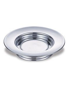 polished aluminum stacking bread plate