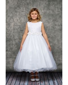 Lace Glitter Tulle First Communion Dress