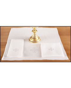 Altar Corporal with Jerusalem Cross 100% Linen