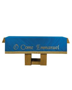 Maltese Cross Church Altar Frontal - Blue