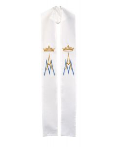 Marian Clergy Stole or Deacon Stole