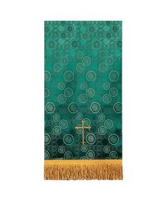 Millenova Church Flower Stand Cover - Emerald