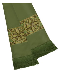 Red Fleur Banding Pulpit Clergy Stole