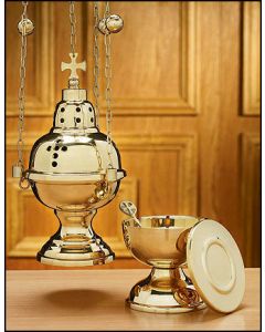 Eastern Rite Censer with 12 Bells and Boat Set