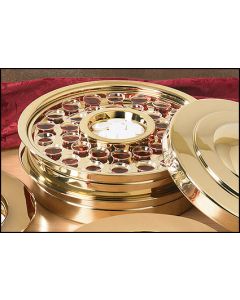 Brass Finish Communion Tray 40 Servings