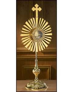 Large Cross Monstrance with Luna