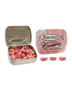 Scripture Candy Fish Pocket Tins Cinnamon Tin Favors