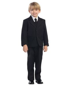 Single Breasted Solid Boys First Communion Suit