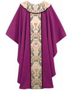 Tapestry of Life Clergy Chasuble Vestment Purple