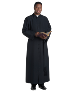 Bishop Cassock in Black