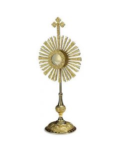 Ornate Monstrance with Removable Luna