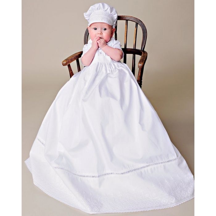 Boys Cotton Christening Baptism Gown
